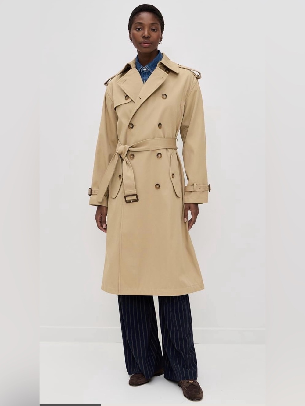 Ralph Lauren Cotton Twill Trench Coat